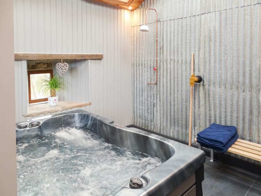 Hot tub room | Low Floweryhirst Cottage, Roweltown, near Brampton