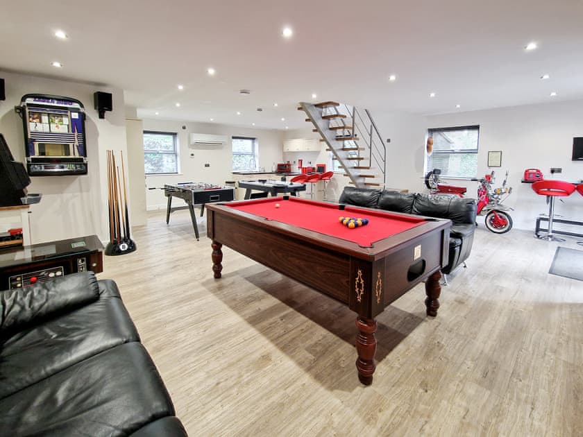 Games room | The Lodge, North Duffield, near York