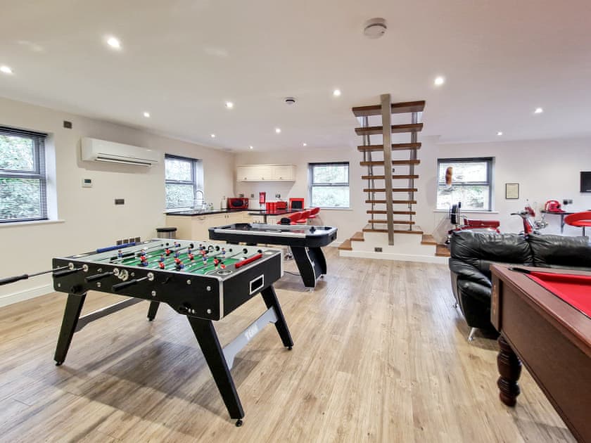 Games room | The Lodge, North Duffield, near York