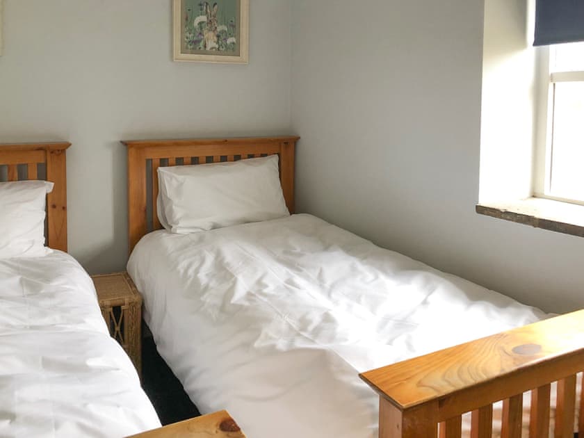 Twin bedroom | Ty Canol - Penrhiw Pistyll Cottages, New Quay