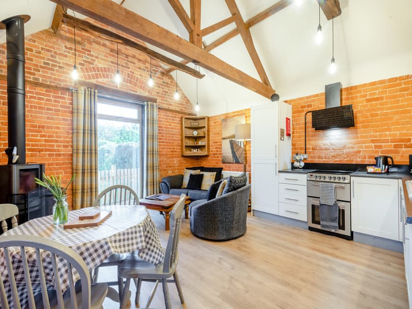 Open plan living space | Squirrel Barn - High House Barns, Foulsham, near Reepham