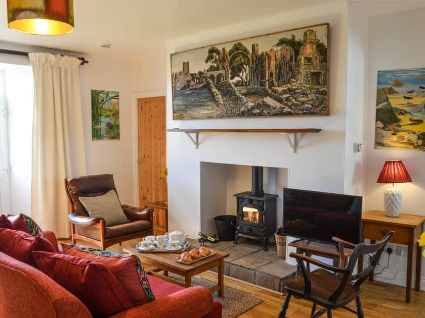 Living room/dining room | Brier Dene Middle Cottage - Brier Dene Farm Cottages, Old Hartley, near Whitley Bay 