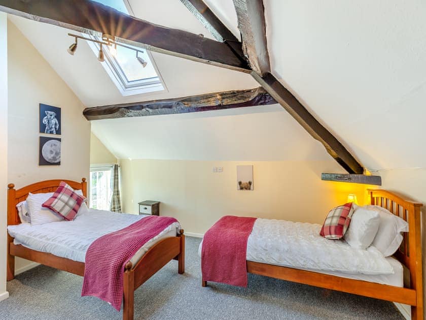 Twin bedroom | The Cottage, Montgomery