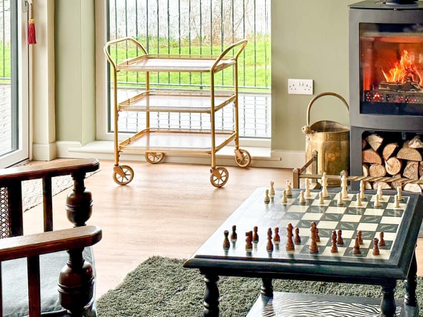 Living area | TallTrees - Lawpit Lodges, Uplowman, near Tiverton