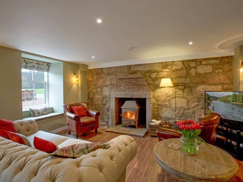 Living area | Potarch Lodge, Potarch, near Banchory