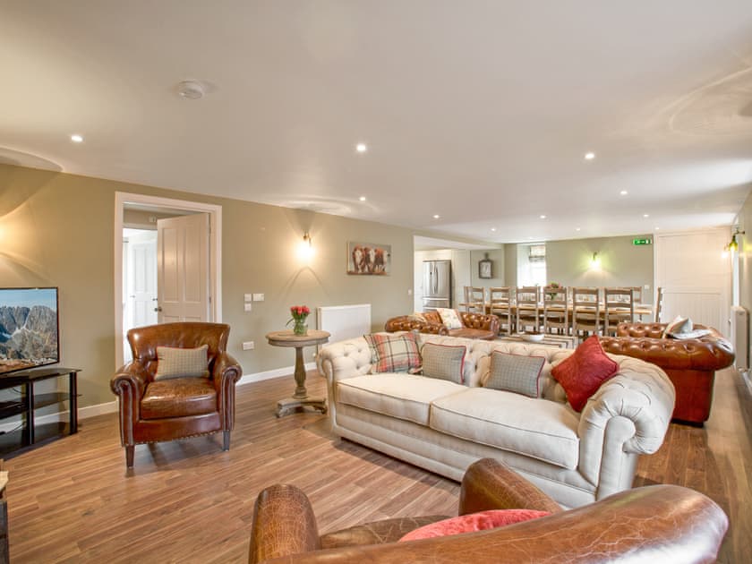 Open plan living space | Potarch Lodge, Potarch, near Banchory