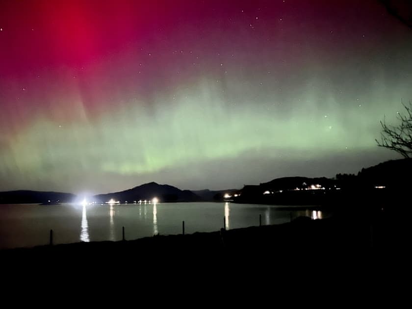 View of Aurora from front gate | Suisnish House, Suisnish House