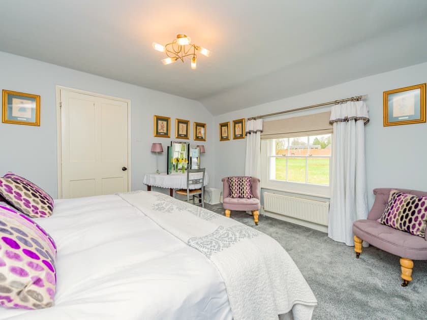 Master Bedroom with a view  | Gardener’s Cottage, Brewood, near Wolverhampton