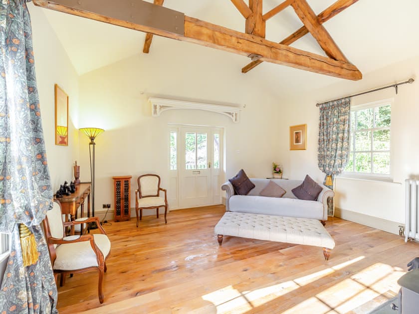Living room | Apartment at Llanerchydol Hall, Welshpool