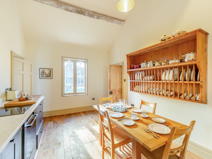 Dining Area | Apartment at Llanerchydol Hall, Welshpool