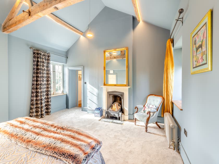 Double bedroom | Apartment at Llanerchydol Hall, Welshpool
