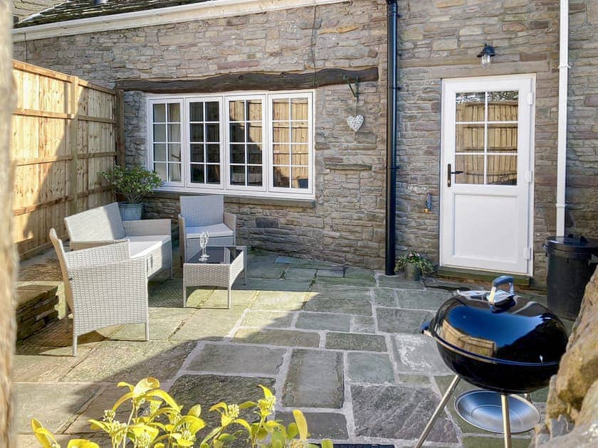 Patio | Oakenbank Barn, Bollington, near Macclesfield