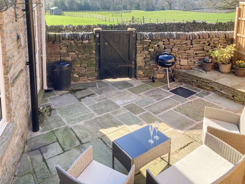 Patio | Oakenbank Barn, Bollington, near Macclesfield