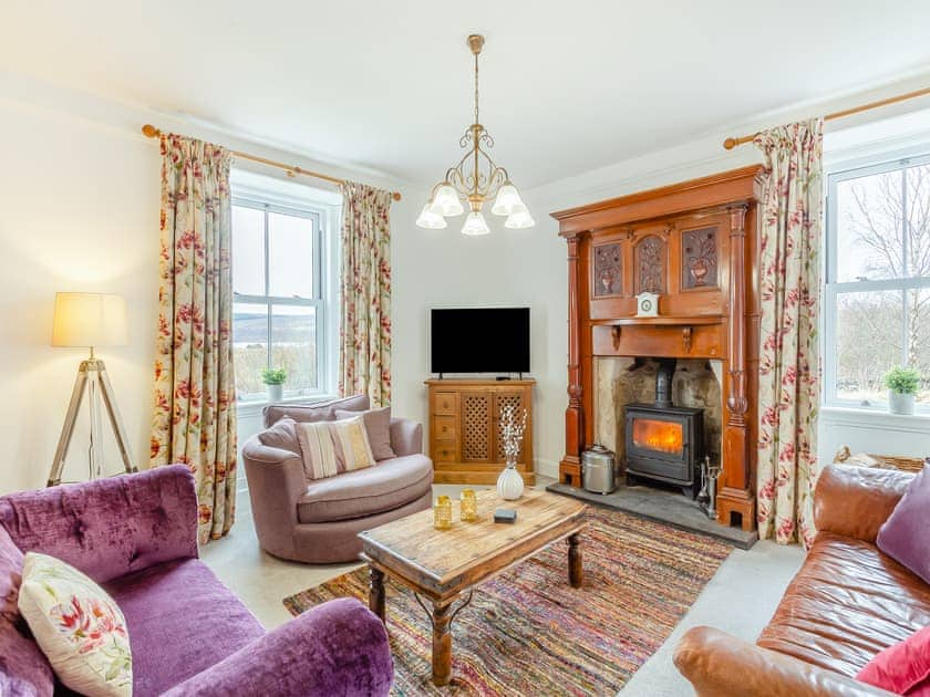 Living room | Colaboll Farmhouse, Lairg