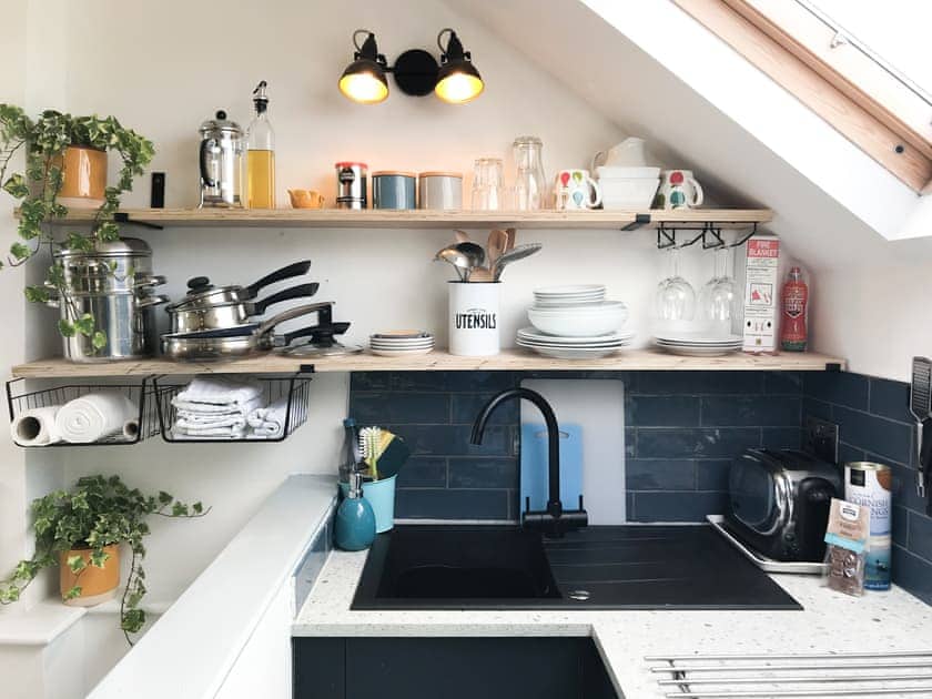 Kitchen area | Little Fursdon Apartment, Liskeard