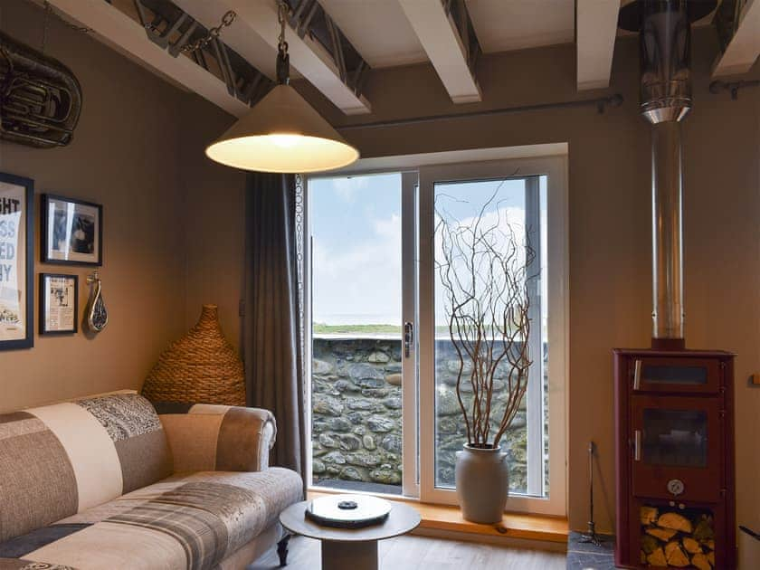 Living area | The Yard Beach Retreat - The Yard Cottages, Aberdesach, near Caernarfon