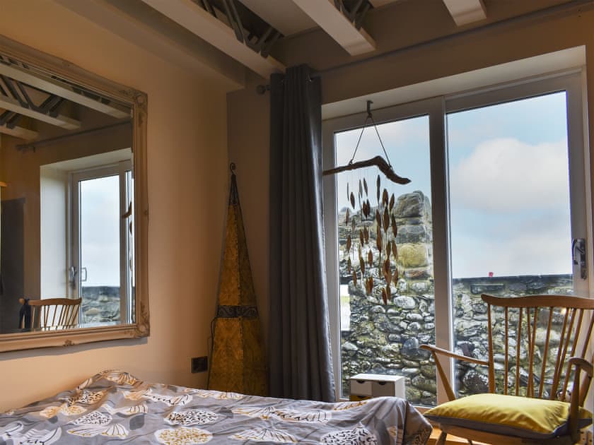 Double bedroom | The Yard Beach Retreat - The Yard Cottages, Aberdesach, near Caernarfon