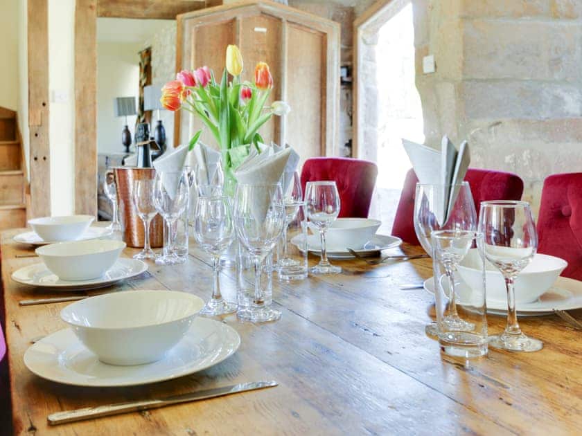 Dining room | The Chapel - Harthill Hall, Alport, near Bakewell