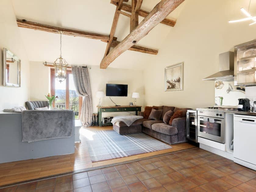 Open plan living space | Priesthill - Harthill Hall, Alport, near Bakewell