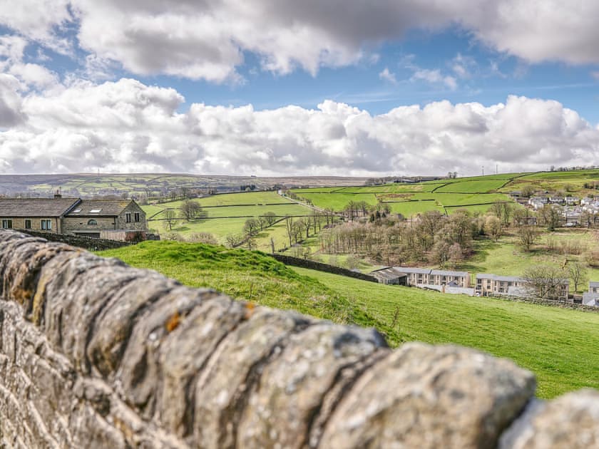View from above  | Strawberry Cottage, Haworth