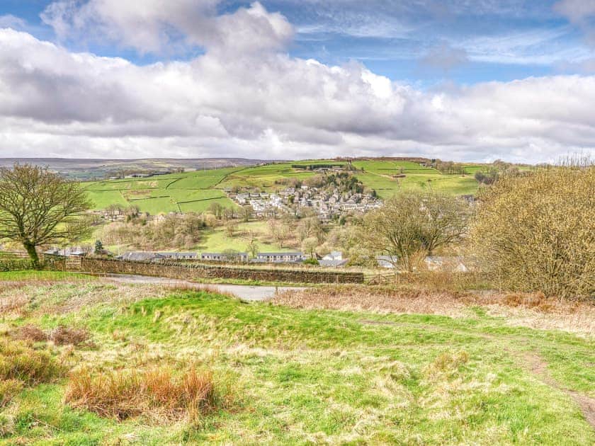 View from above  | Strawberry Cottage, Haworth