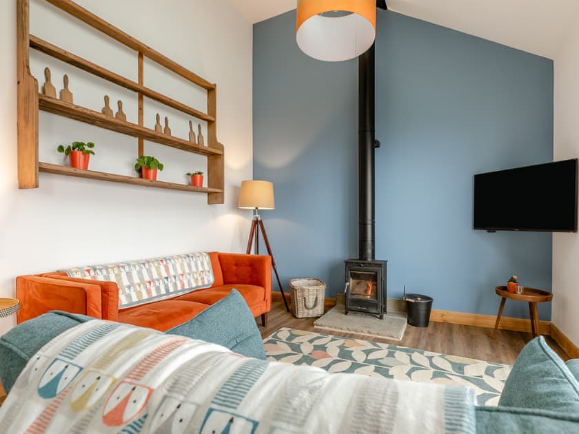 Living area | Kinder - Higher Capstone Farm Cottages, Mellor, near Marple