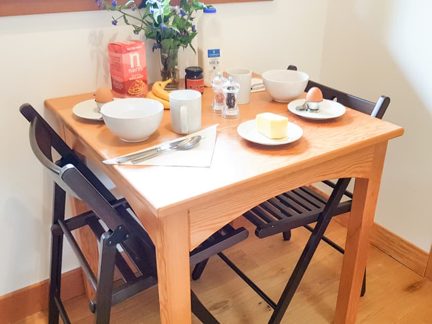 Dining Area | Hazel Studio - Marcassie Farm Lodges, Forres