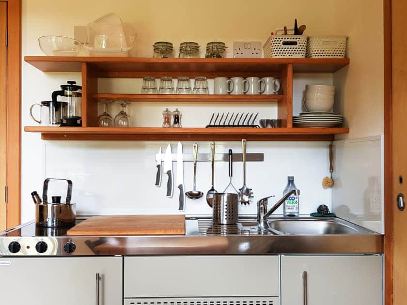 Kitchen area | Ash Studio - Marcassie Farm Lodges, Forres