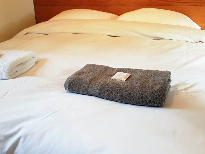 Double bedroom | Ash Studio - Marcassie Farm Lodges, Forres