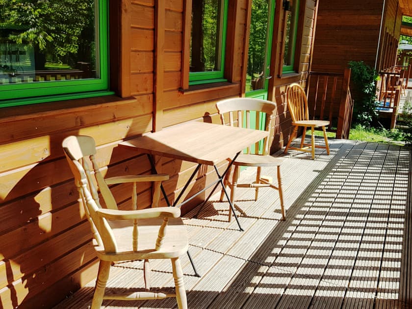Veranda | Hazel Studio - Marcassie Farm Lodges, Forres