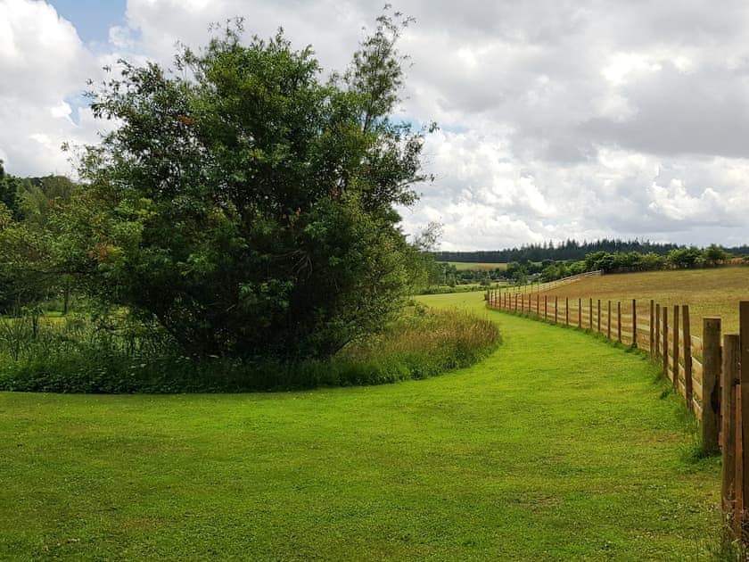 Setting | Hazel Studio - Marcassie Farm Lodges, Forres