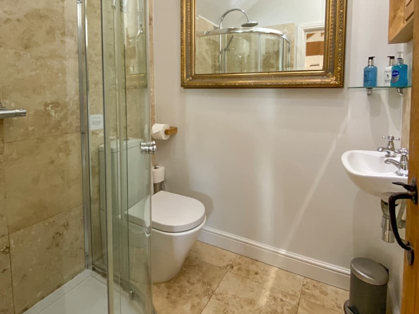 Shower room | Brosterfield Suite - Brosterfield Farm, Foolow, near Hope Valley