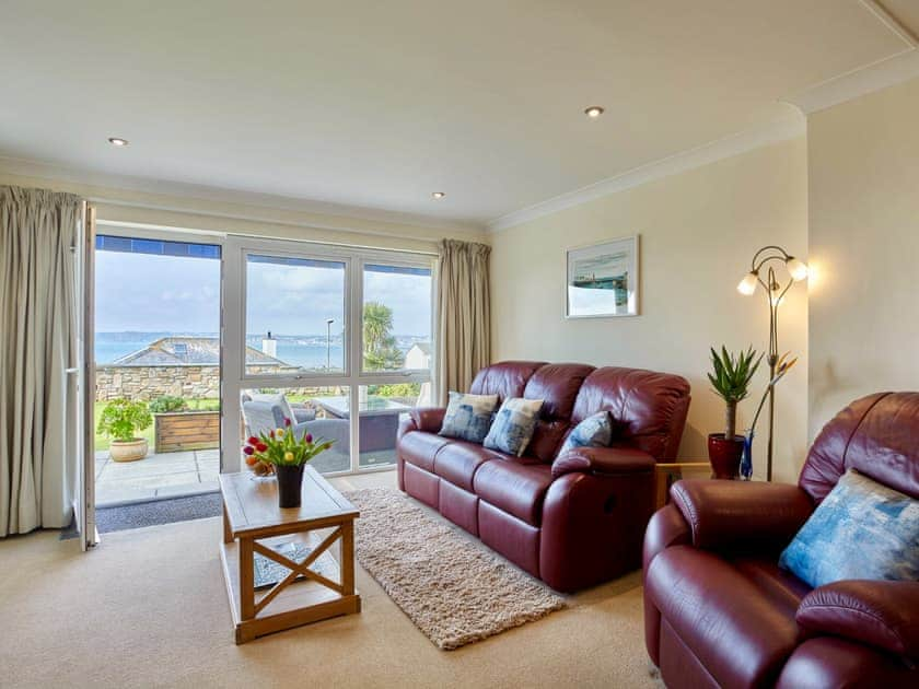 Living area | Polgew Apartment - Polgew Suites, Marazion