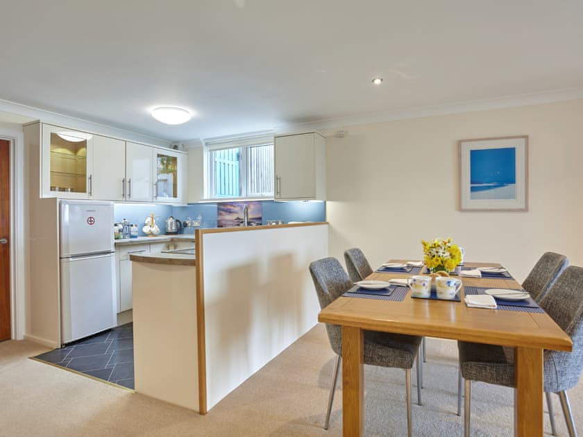 Kitchen/diner | Polgew Apartment - Polgew Suites, Marazion