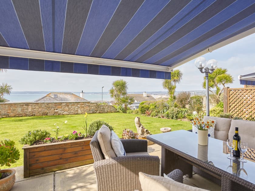 Patio | Polgew Apartment - Polgew Suites, Marazion