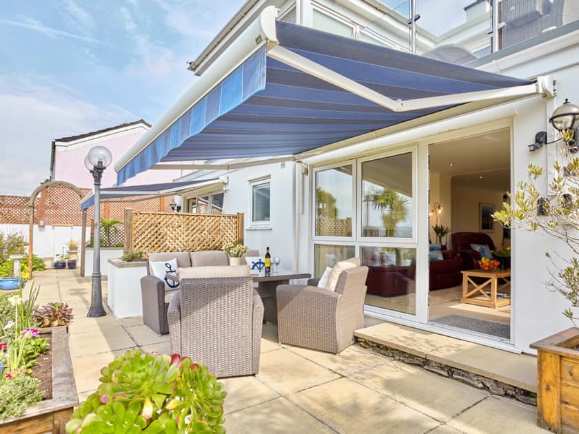 Patio | Polgew Apartment - Polgew Suites, Marazion