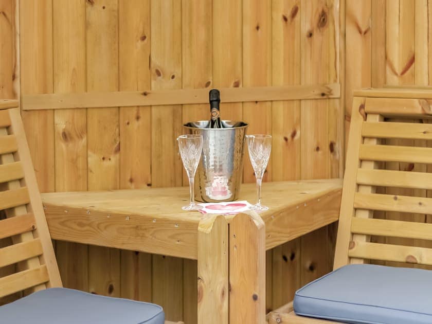 Sitting-out-area | Chestnut House, Bridgend