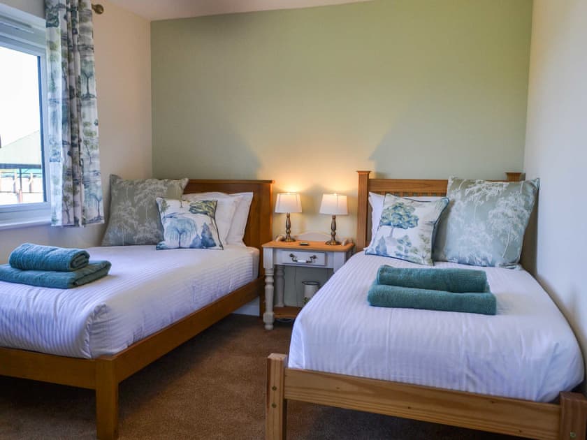 Twin bedroom | Low Chibburn Farm Cottage, Widdrington, near Druridge Bay