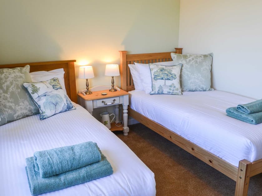 Twin bedroom | Low Chibburn Farm Cottage, Widdrington, near Druridge Bay