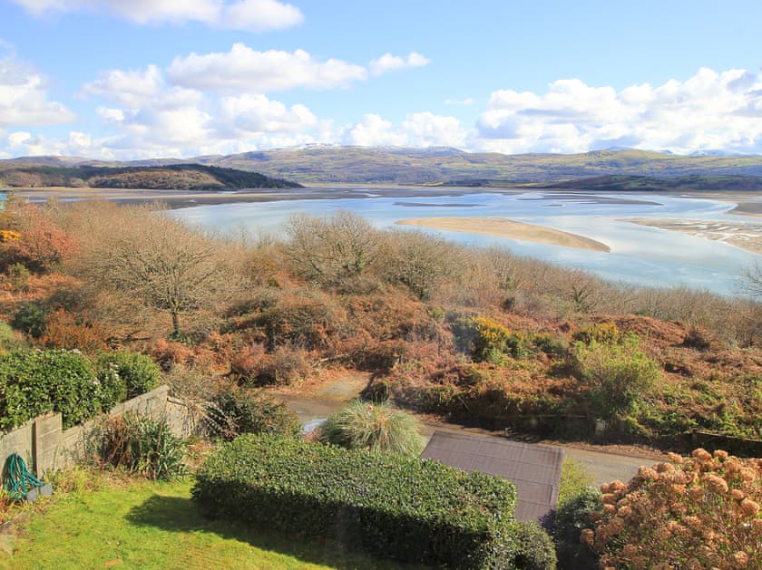 View from Bedroom 1  | Sea View House, Borth Y Guest, near Porthmadog