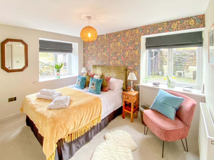 Double bedroom | Coal Yeat Cottages -Yan Cottage - Coal Yeat Cottages , Broughton Beck