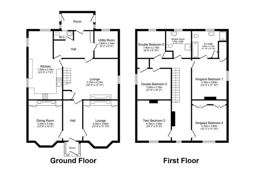 Floor plan | Southford Farm, Whitwell, Near Ventnor