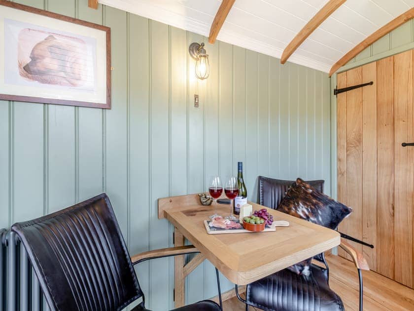 Dining Area | Keepers Hide - Wuthering Huts, Oldfield, near Keighley