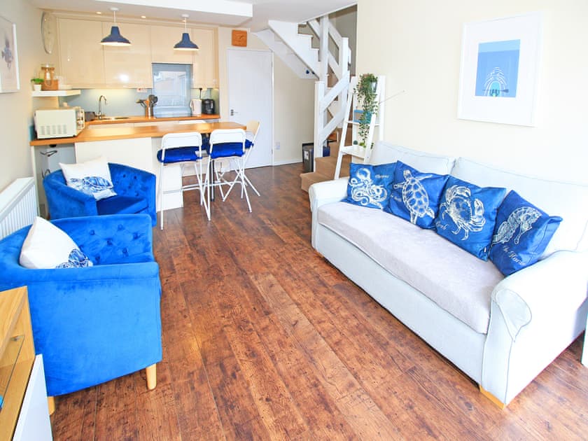 Lounge Area looking at the Kitchen Area (1st Floor) | Dros Y Dwr, Porthmadog