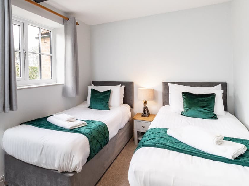 Twin bedroom | Dovecote House - Killerby Old Hall, Cayton, near Scarborough