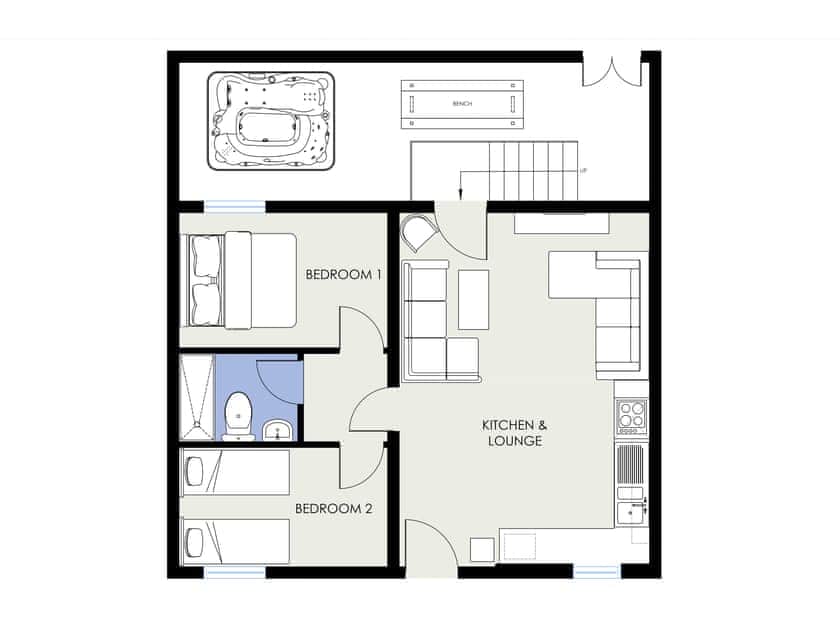 Floor plan | Priesthill - Harthill Hall, Alport, near Bakewell