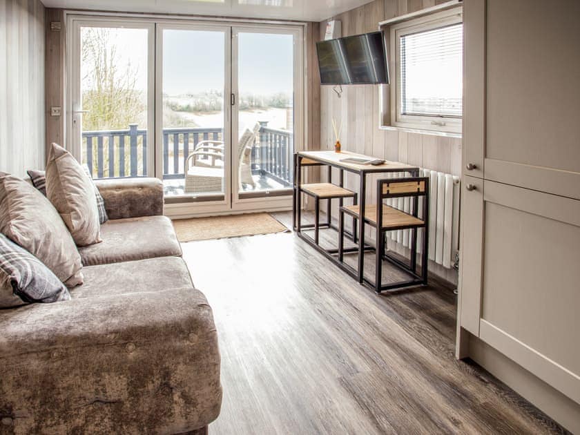 Open plan living space | The Burrow - Riverside Pods, Ashington, near Morpeth
