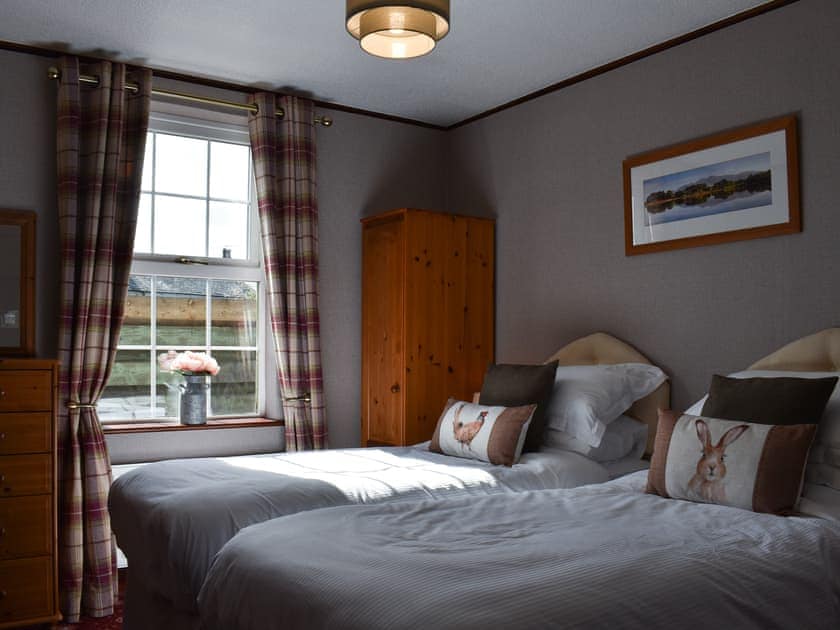 Twin bedroom | Hillview, Millness, near Crooklands