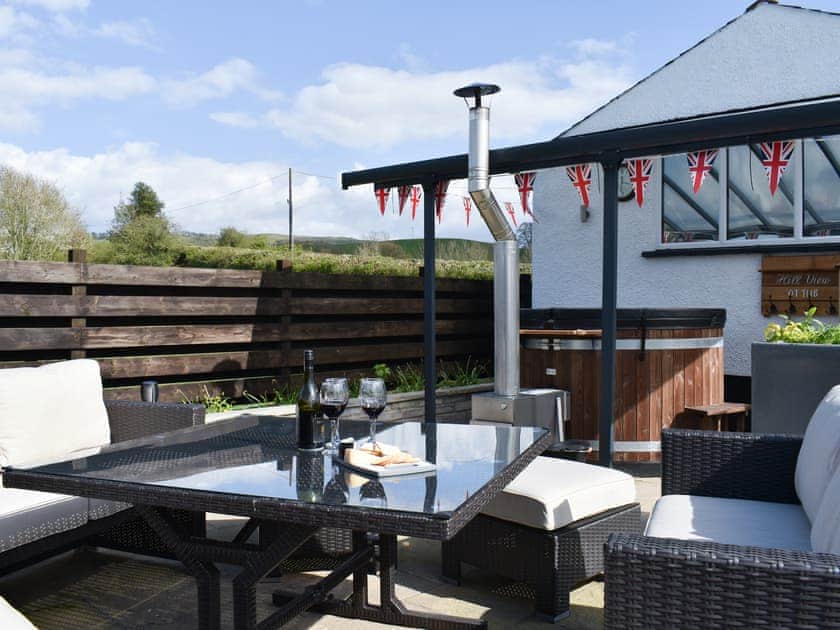 Patio | Hillview, Millness, near Crooklands