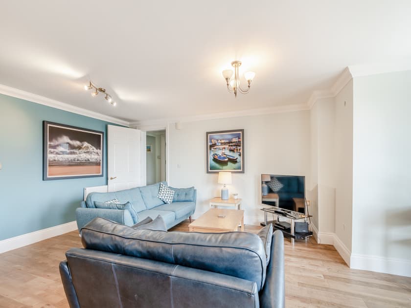 Living area | Bryn Y Mor Apartment, Tenby